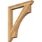 Ekena Millwork Westlake Slat Rough Sawn Bracket, Western Red Cedar, 4"W x 36"D x 42"H BKT04X36X42WTL06RWR - alternate 1